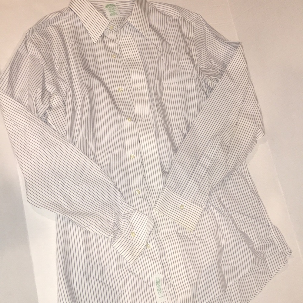 Books Brothers Classic Non Iron Cotton Long Sleeve Short | Size 16-34